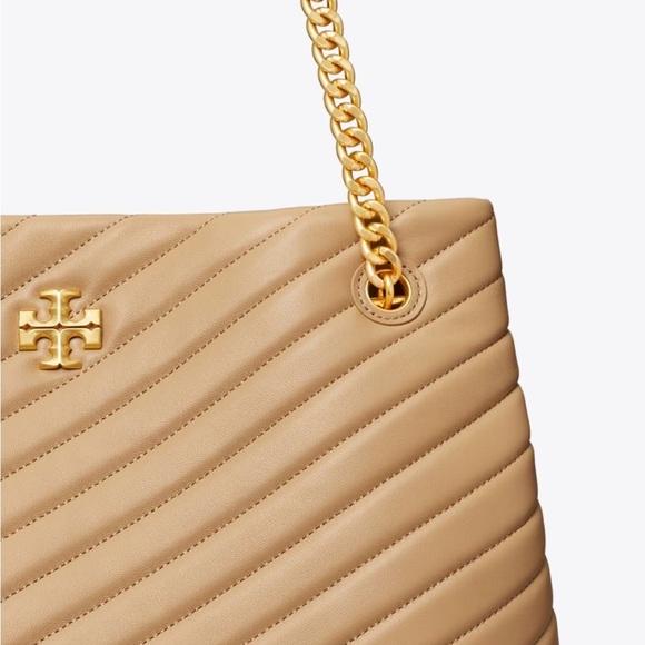 New Tory Burch KIRA CHEVRON TOTE bag - Picture 4 of 5